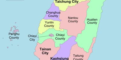 ਨਕਸ਼ਾ ਤਾਈਵਾਨ ਦੇ ਜ਼ਿਲ੍ਹਾ 